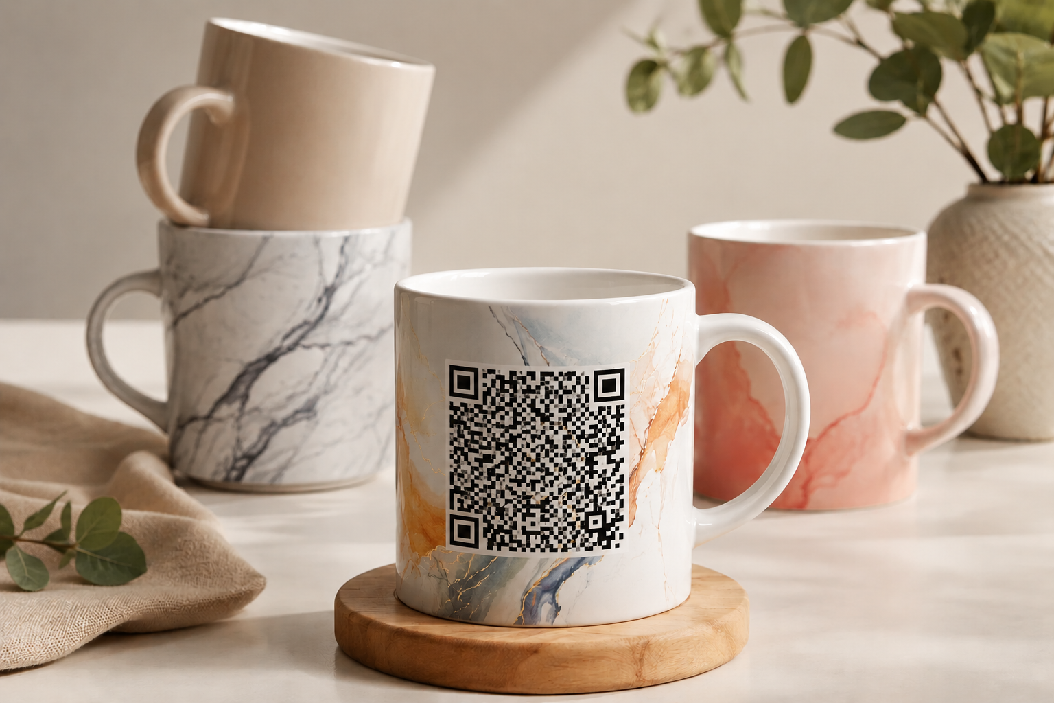 چاپ QR Code روی ماگ؛ وقتی یک لیوان به ابزار دیجیتال تبدیل می‌شود