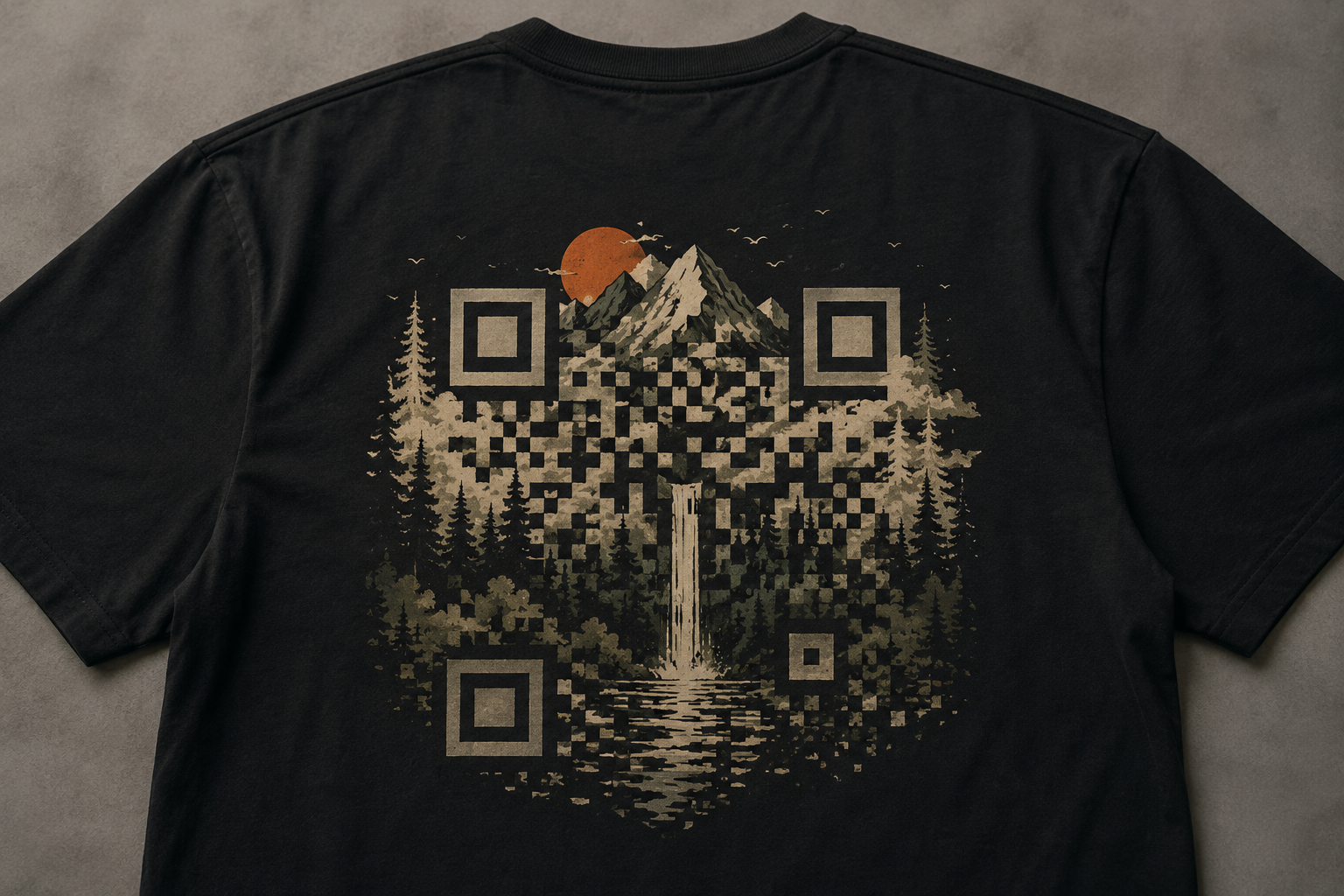 چطور QR Code را خلاقانه در طراحی لباس پنهان کنیم؟